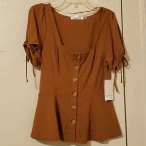 Burnt Orange Corset top